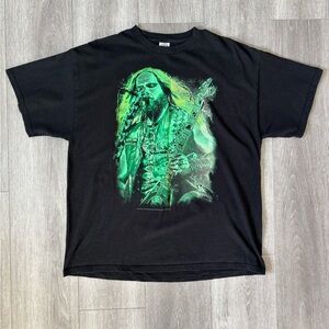 Rare Y2K 2007 Zakk Wydle Worldwide Band Tee Black Label Society Bravado Size XL